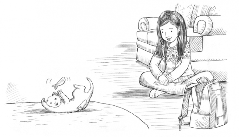 Иллюстрация к книге — Энджел. Котенок обретает дом [i_067.jpg]