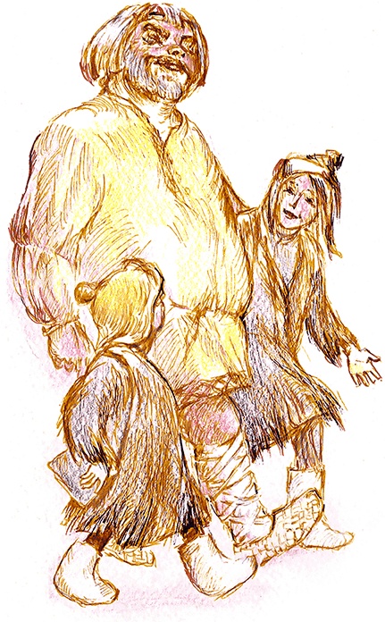 Иллюстрация к книге — Хрустальный ключ, или Жили-были мы [i_123.jpg]