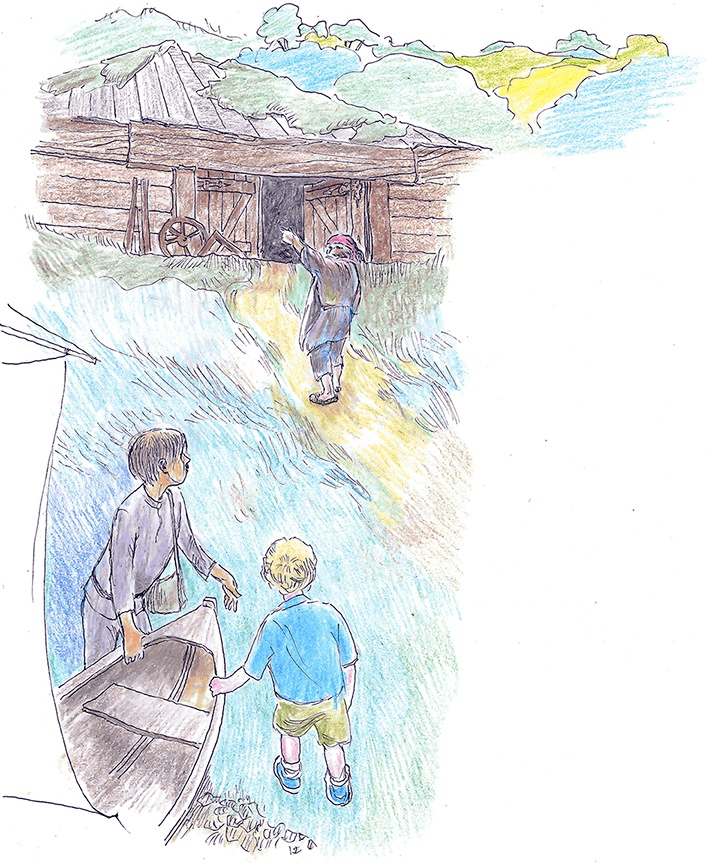 Иллюстрация к книге — Хрустальный ключ, или Жили-были мы [i_161.jpg]