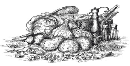 Иллюстрация к книге — Подарок молодым хозяйкам, или Средство к уменьшению расходов в домашнем хозяйстве [i_005.jpg]