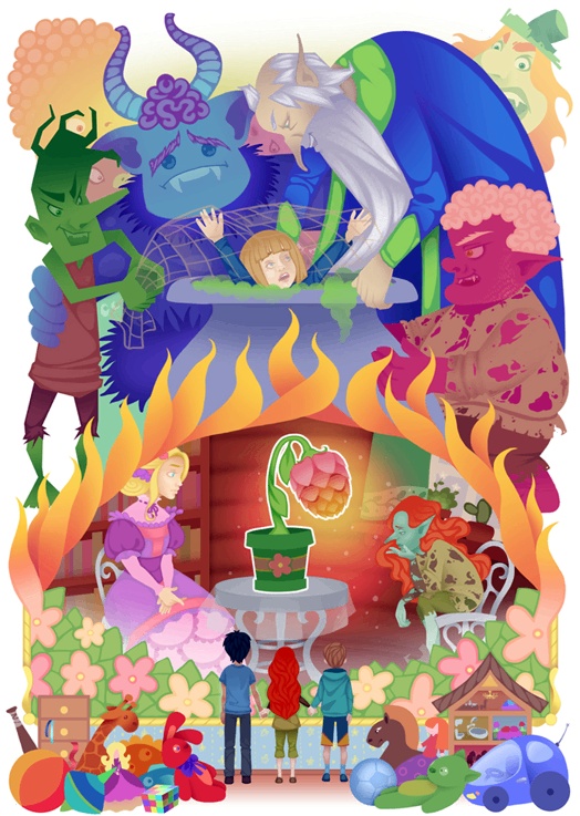 Иллюстрация к книге — Волшебный портрет, или Приключения маленькой кикиморы [i_005.jpg]