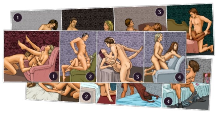 Иллюстрация к книге — Медовый месяц. 30 секс-комбинаций на каждый день. Секс каталог для влюбленных парочек, желающих месяц предаваться страсти [i_001.jpg]