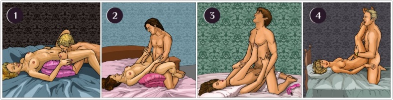 Иллюстрация к книге — Медовый месяц. 30 секс-комбинаций на каждый день. Секс каталог для влюбленных парочек, желающих месяц предаваться страсти [i_007.jpg]