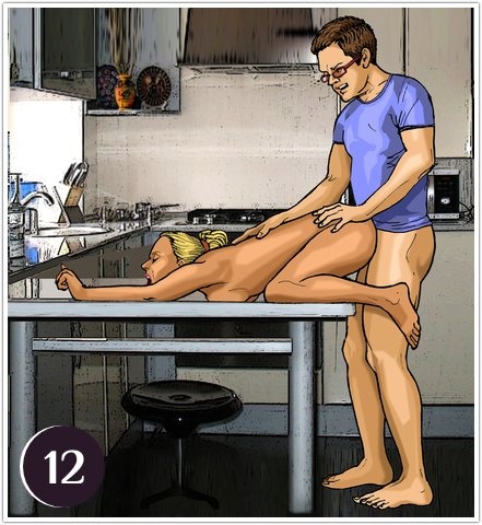 Иллюстрация к книге — Домашние секреты. 40 вариантов любви на кухне, в ванной или прихожей. Секс-каталог для неугомонных парочек [i_017.jpg]