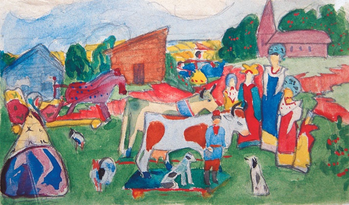 Иллюстрация к книге — Цвет винограда. Юлия Оболенская, Константин Кандауров [i_043.jpg]