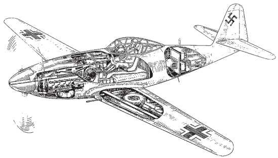 Иллюстрация к книге — Все авиа-шедевры Мессершмитта. Взлет и падение Люфтваффе [i_063.jpg]