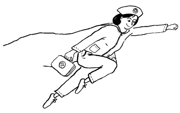 Иллюстрация к книге — Медсестра спешит на помощь. Истории для улучшения здоровья и повышения настроения [i_001.jpg]