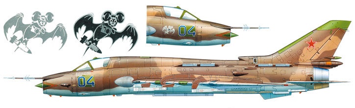 Иллюстрация к книге — Камуфляж и бортовые эмблемы авиатехники советских ВВС в афганской кампании [i_145.jpg]