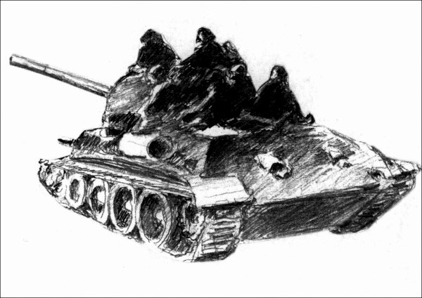 Иллюстрация к книге — Американский доброволец в Красной Армии. На Т-34 от Курской дуги до Рейсхтага. Воспоминания офицера-разведчика. 1943–1945 [i_017.jpg]