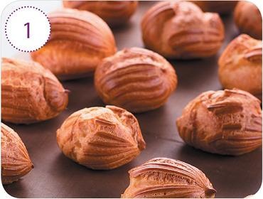 Иллюстрация к книге — Закуски и десерты из заварного теста. Эклеры, профитроли, буше [i_079.jpg]