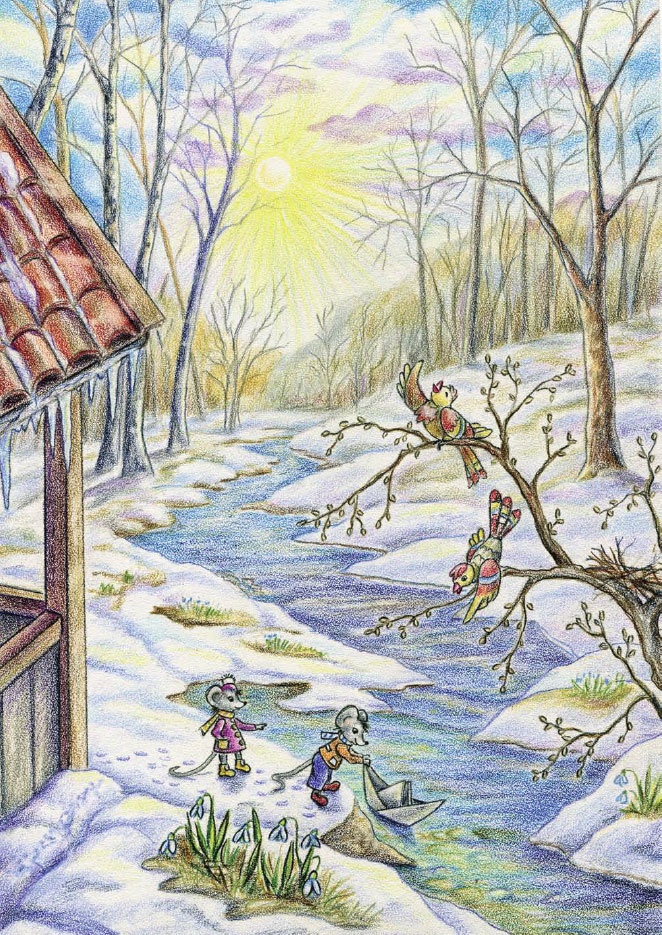 Иллюстрация к книге — Еня и Еля. Весенние истории [_01.jpg]