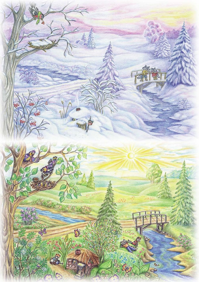 Иллюстрация к книге — Еня и Еля. Весенние истории [_17.jpg]