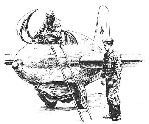 Иллюстрация к книге — Летчик-истребитель. Боевые операции "Me-163" [i_004.jpg]