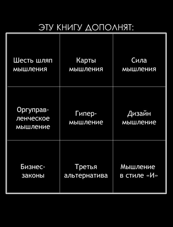 Иллюстрация к книге — Матричный метод мышления. Принципы и приемы умственной работы [i_109.jpg]