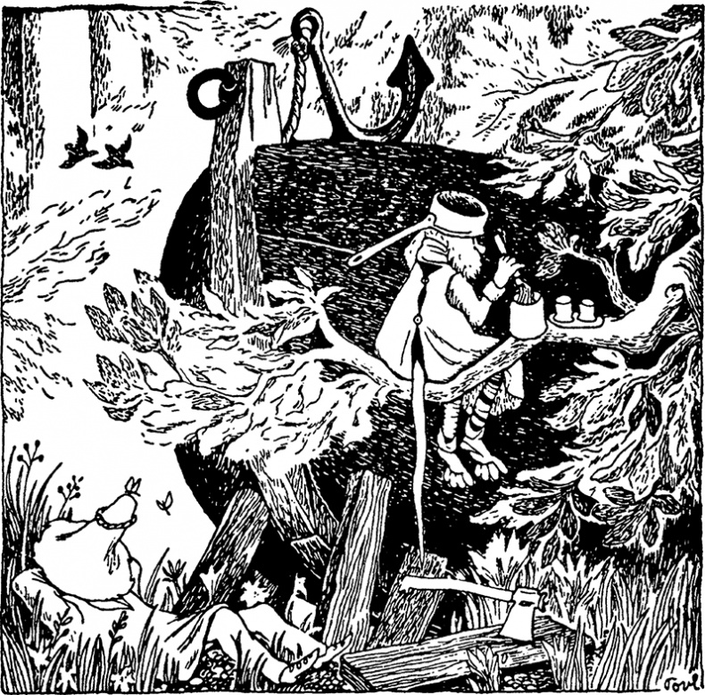 Иллюстрация к книге — Мемуары папы Муми-тролля [i_015.jpg]