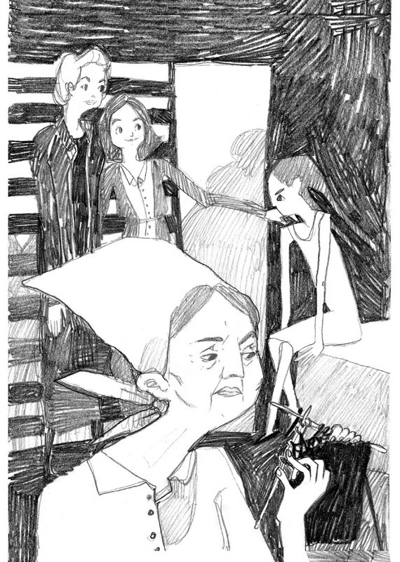 Иллюстрация к книге — Зеленый велосипед на зеленой лужайке [image_17.jpg]