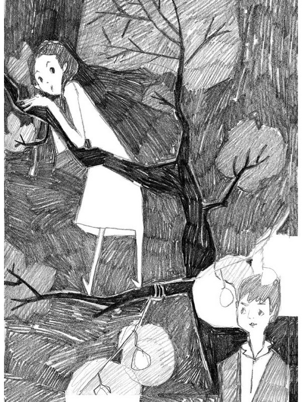 Иллюстрация к книге — Зеленый велосипед на зеленой лужайке [image_33.jpg]