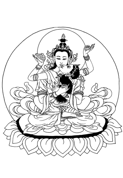 Иллюстрация к книге — Небесные танцовщицы. Истории просветленных женщин Индии и Тибета [i_013.jpg]