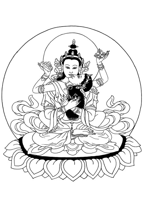 Иллюстрация к книге — Небесные танцовщицы. Истории просветленных женщин Индии и Тибета [i_015.jpg]