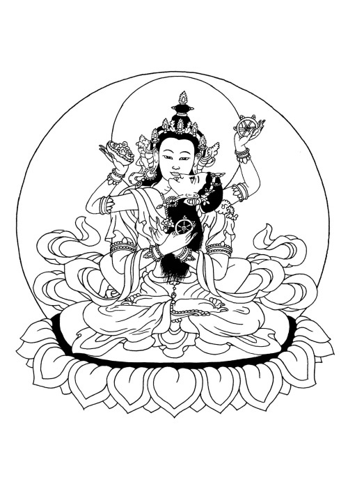 Иллюстрация к книге — Небесные танцовщицы. Истории просветленных женщин Индии и Тибета [i_020.jpg]