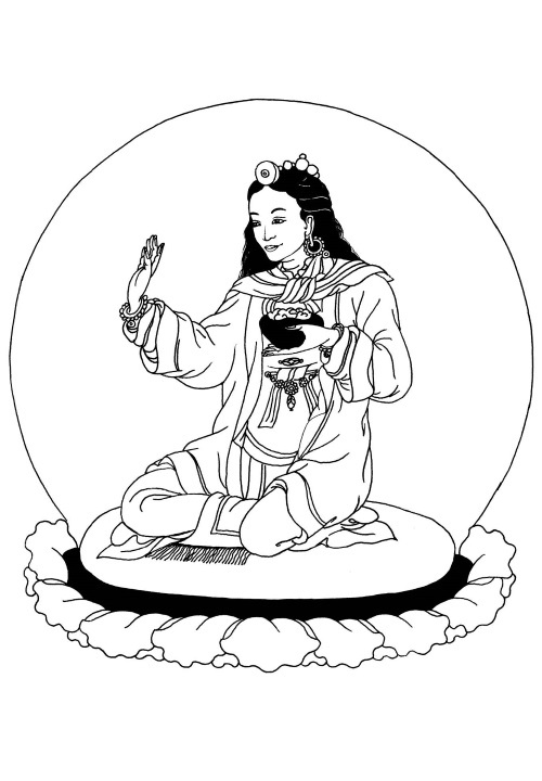 Иллюстрация к книге — Небесные танцовщицы. Истории просветленных женщин Индии и Тибета [i_064.jpg]