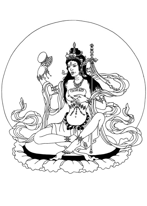 Иллюстрация к книге — Небесные танцовщицы. Истории просветленных женщин Индии и Тибета [i_074.jpg]