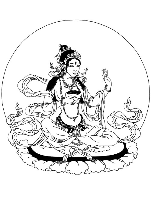 Иллюстрация к книге — Небесные танцовщицы. Истории просветленных женщин Индии и Тибета [i_084.jpg]