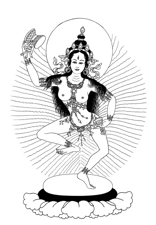 Иллюстрация к книге — Небесные танцовщицы. Истории просветленных женщин Индии и Тибета [i_097.jpg]