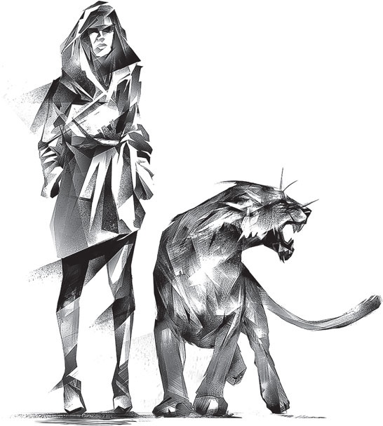 Иллюстрация к книге — Библиотека на Обугленной горе [_2.jpg]