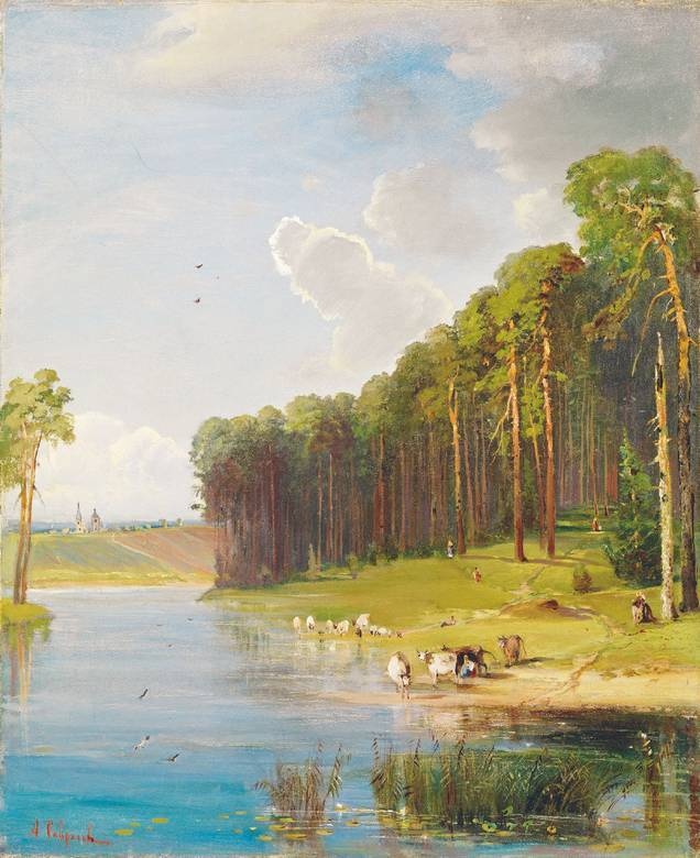 Иллюстрация к книге — С мамой о прекрасном. Русская живопись от Карла Брюллова до Ивана Айвазовского [i_048.jpg]