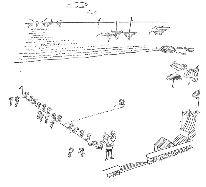 Иллюстрация к книге — Каникулы малыша Николя [i_034.jpg]