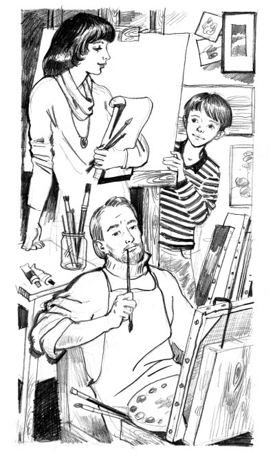 Иллюстрация к книге — Тайна горы, или Портрет кузнечика [i_004.jpg]