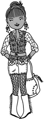 Иллюстрация к книге — Стильная девчонка. Полезная книга для юных и модных [i_020.jpg]