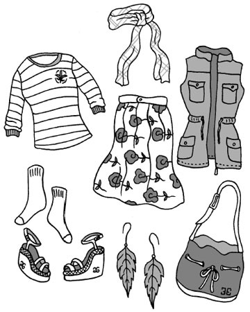 Иллюстрация к книге — Стильная девчонка. Полезная книга для юных и модных [i_023.jpg]