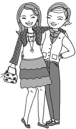 Иллюстрация к книге — Стильная девчонка. Полезная книга для юных и модных [i_051.jpg]