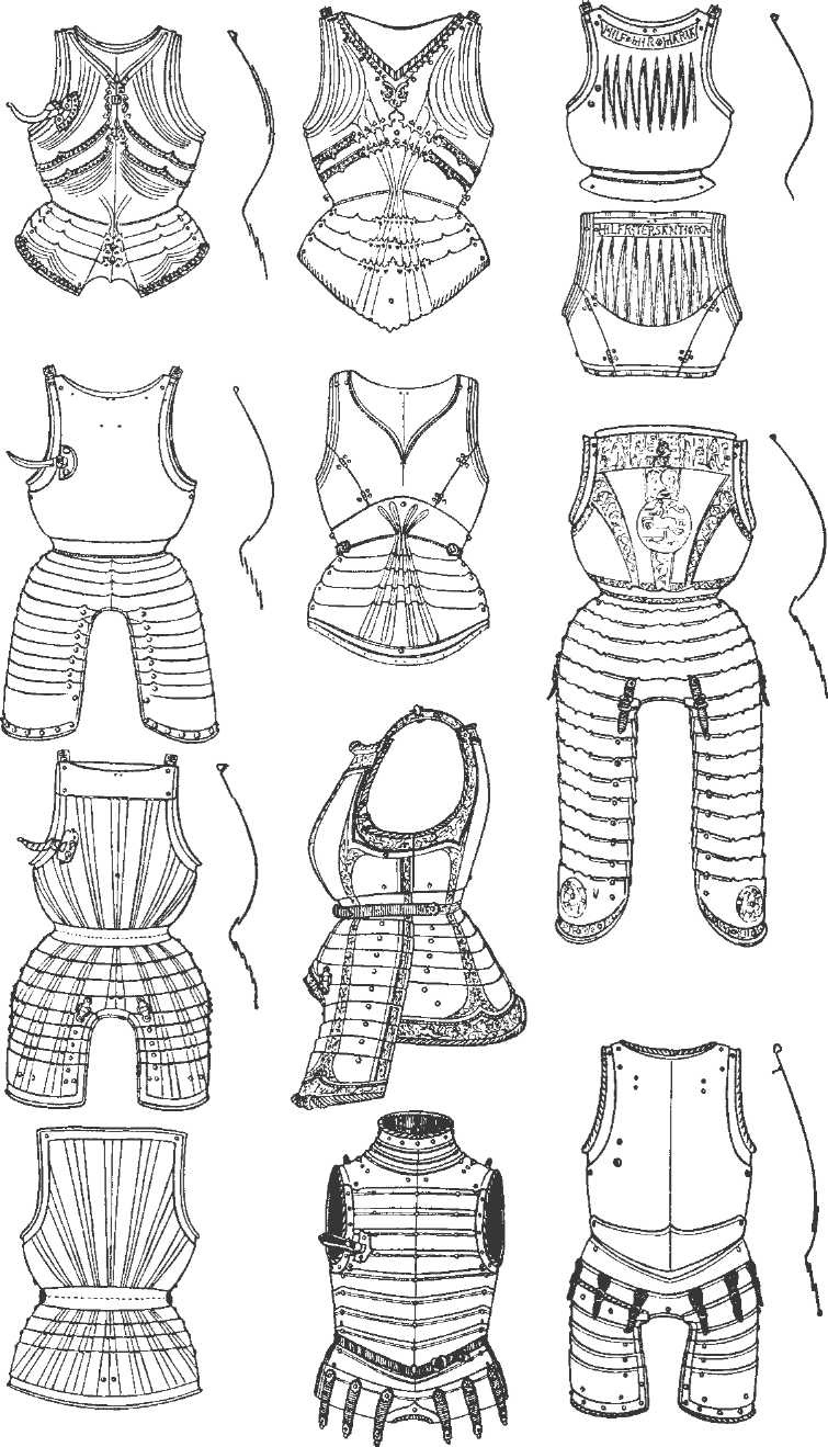 Иллюстрация к книге — Рыцарские доспехи Европы. Универсальный обзор музейных коллекций [_28.jpg]