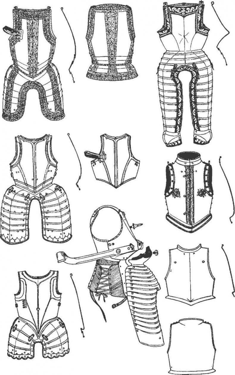 Иллюстрация к книге — Рыцарские доспехи Европы. Универсальный обзор музейных коллекций [_29.jpg]