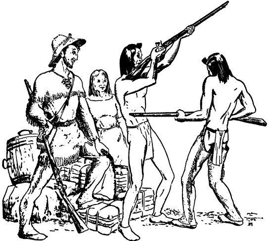 Иллюстрация к книге — Ружья, мушкеты и пистолеты Нового Света. Огнестрельное оружие XVII-XIX веков [i_010.jpg]