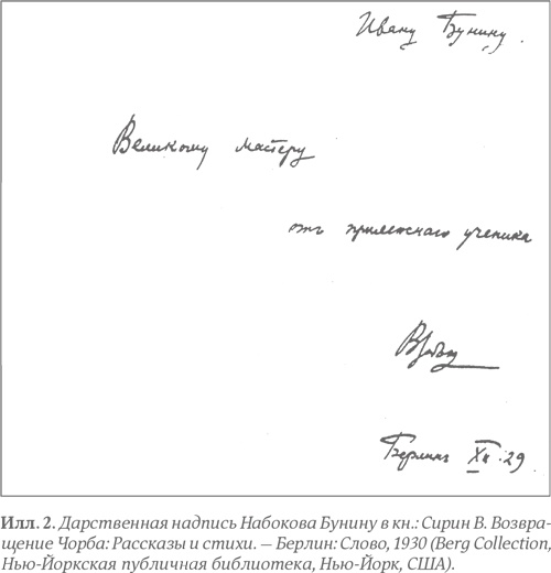 Иллюстрация к книге — Бунин и Набоков. История соперничества [i_002.jpg]