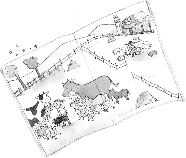 Иллюстрация к книге — Дори и чёрный барашек [i_040.jpg]