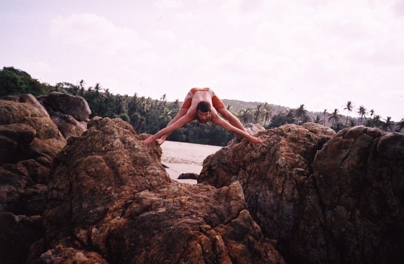 Иллюстрация к книге — Практика хатха-йоги. Ученик перед стеной [i_077.jpg]