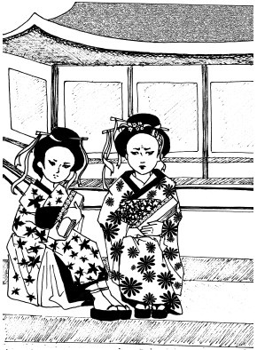 Иллюстрация к книге — Школа гейши. Искусство держать лицо [i_002.jpg]