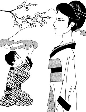 Иллюстрация к книге — Школа гейши. Искусство держать лицо [i_018.jpg]