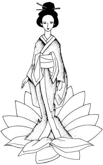 Иллюстрация к книге — Мудрость гейши, или Кимоно, расшитое драконами [i_004.jpg]