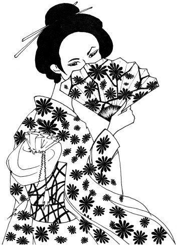 Иллюстрация к книге — Мудрость гейши, или Кимоно, расшитое драконами [i_006.jpg]