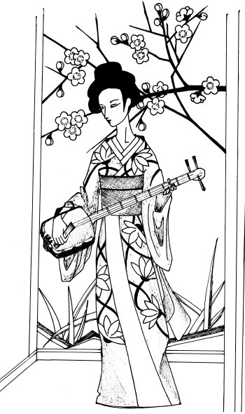 Иллюстрация к книге — Мудрость гейши, или Кимоно, расшитое драконами [i_007.jpg]