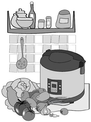 Иллюстрация к книге — Вкусная и здоровая еда из мультиварки-скороварки [i_001.jpg]