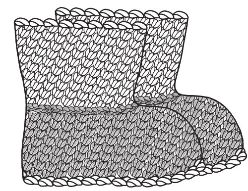 Иллюстрация к книге — Обувь для дома своими руками [i_182.jpg]