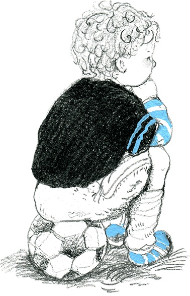 Иллюстрация к книге — Новые рассказы про Франца и футбол [i_001.jpg]