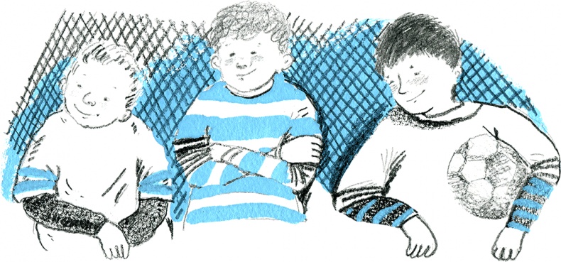 Иллюстрация к книге — Новые рассказы про Франца и футбол [i_005.jpg]